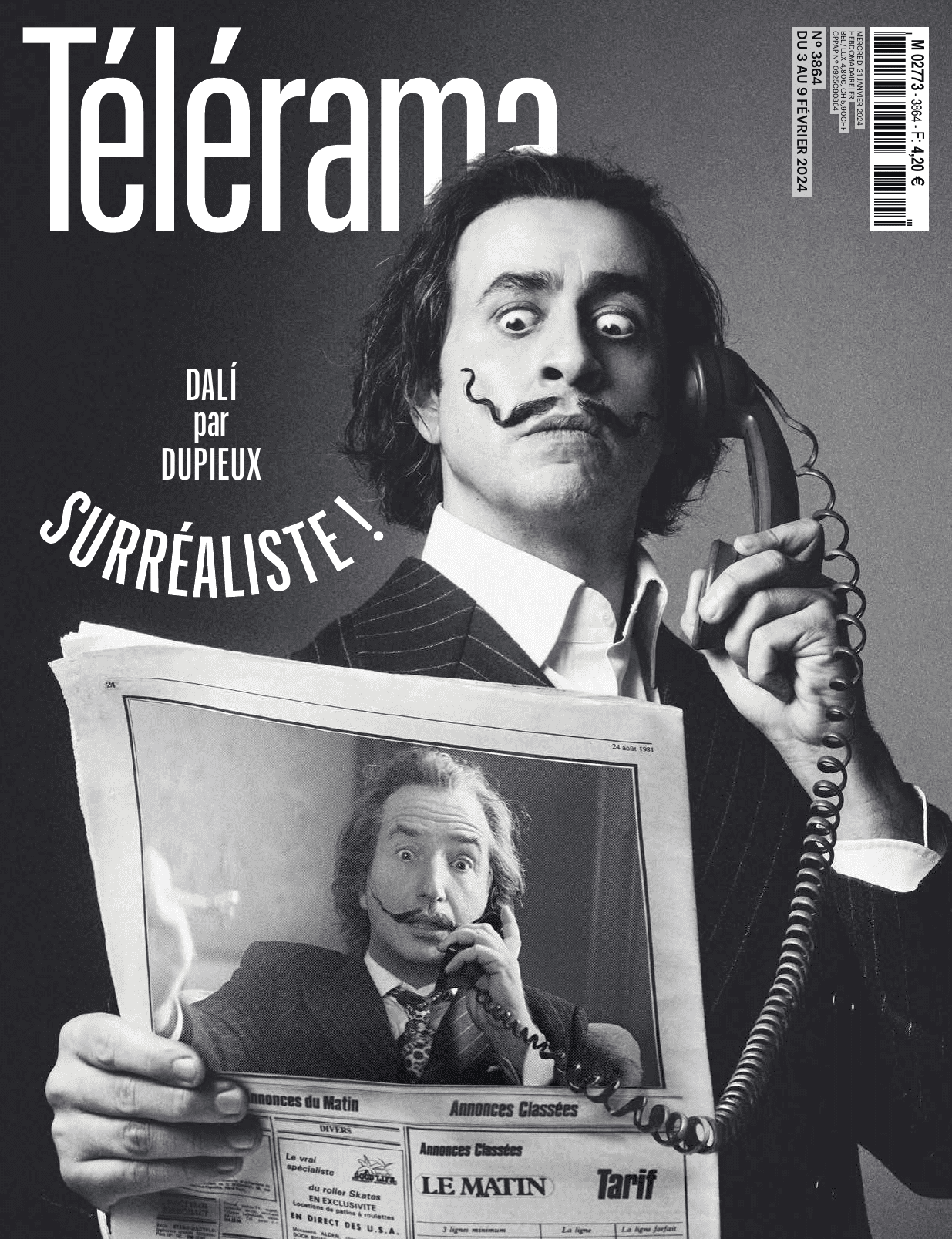 Télérama - N°3864 - 31 janvier 2024 Magazine & Supplément
