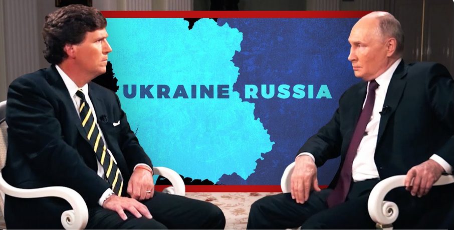 Interview de Vladimir Poutine Tucker Carlson 09 02 2024 RT FRANCE FRENCH WEBRIP 720p 2024